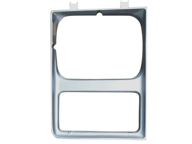 1985-1987 Chevy-GMC Truck Headlight Bezel, Silver, Right