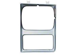 Headlight Bezel, Silver, Left (85-86 C10; 85-86 K10; 85-87 Blazer; 85-87 Jimmy)