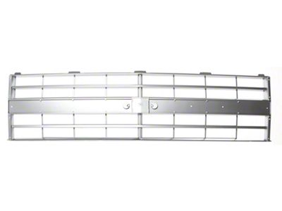 Chevy Grille, Dual Headlight Argent 85-87