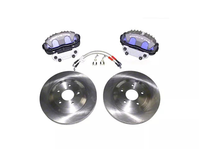 1984-1987 C4 Brake Upgrade Kit, C5 Front Rotors & Calipers