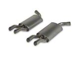 Mufflers No Drone Aluminized Dual Outlet (85-90 Corvette C4)