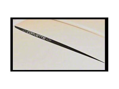 1985-1991 Corvette Hood Decal Kit L98 Black