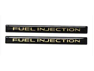 1985-1992 Camaro Exterior Door Handle Fuel Injection Emblems Gold