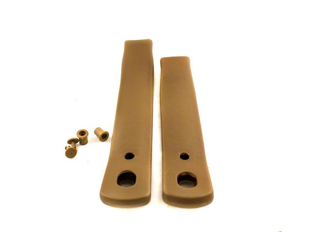 1985-1992 Camaro Seat Belt Receiver Sleeves, Pair-Beechwood