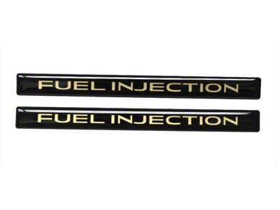 1985-1992 Firebird Exterior Door Handle Fuel Injection Emblems Gold