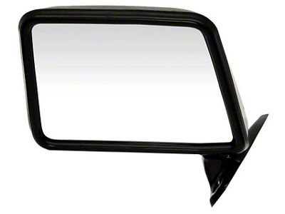 1985-1992 Ford Pickup Truck Outside Rear View Mirror - Manual Control - Left