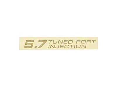 OPR Decal,5.7 TPI Matte Gold