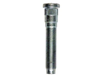9/16-18 Serrated Wheel Studs; 0.677-Inch Knurl; 3-9/32-Inch Length