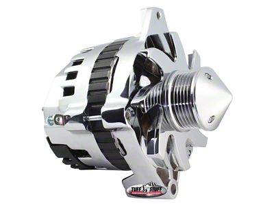 1986-1986 Camaro Bullet Alternator; 160 AMP; 1 Wire Or OEM Hookup; 6 Groove Pulley; Double Wide Heavy Duty Ball Bearings; Polished;