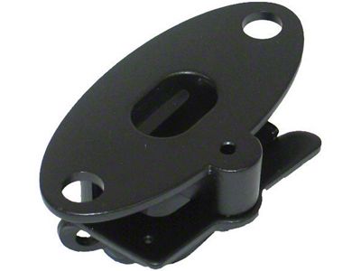 Rear Bow Lock, Left, Convertible, 1986-1988