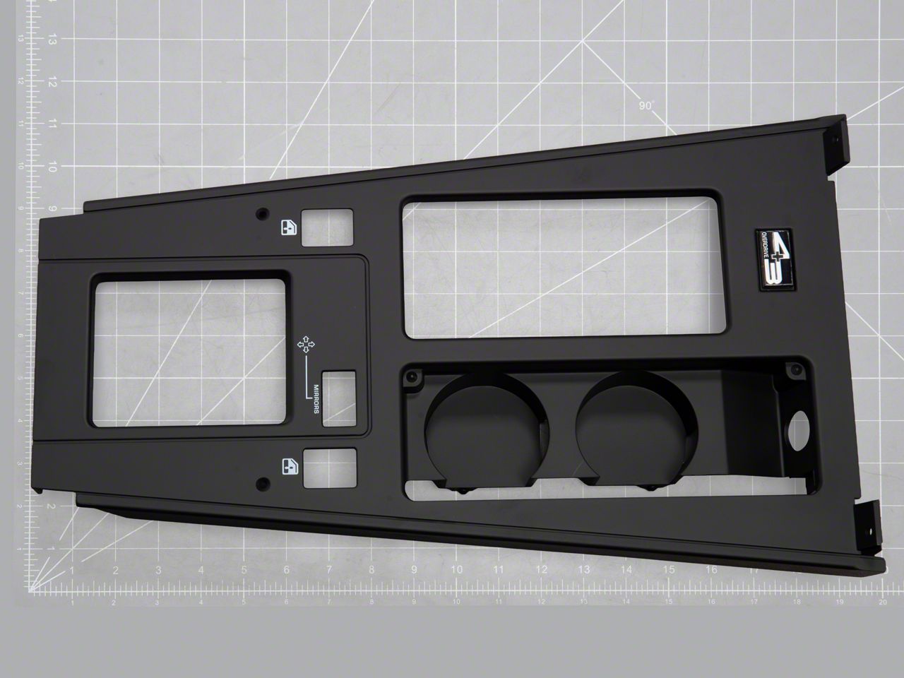 Ecklers Shifter Console Trim Plate With 4+3, With Seat Graphics