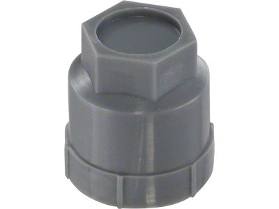 1986-1990 Corvette Lug Nut Cap Gray Plastic