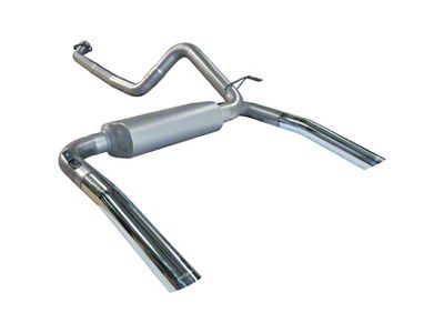 1986-1991 Camaro Flowmaster American Thunder Dual Exhaust, Header Back System, Stainless Steel