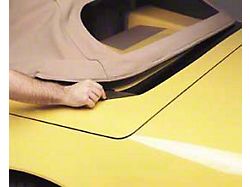 1986-1996 Corvette Deck Lid Protector Convertible Top Black