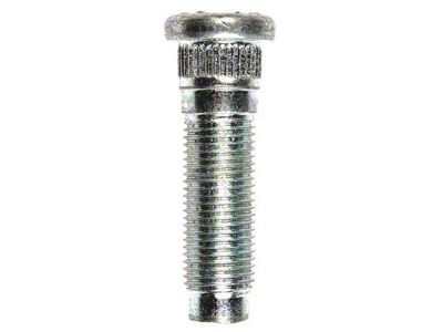 9/16-18 Serrated Wheel Studs; 0.643-Inch Knurl; 2-1/8-Inch Length