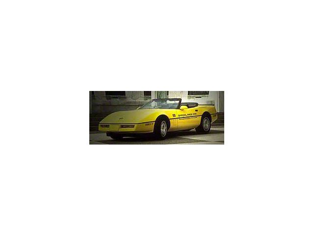 1986 Corvette Official Pace Car Decal Kit Silver (Indy Pace Car, Convertible)