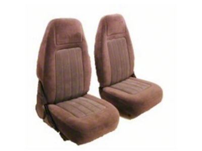 1987-1991 Blazer-Jimmy Front Bucket And Rear Bench Seat Cover Set, With Rear Seat Belt Cutouts, Encore Velour