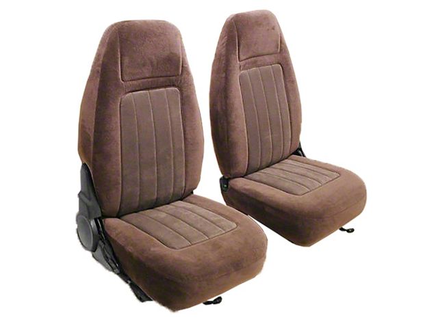 1987-1991 Blazer-Jimmy Front Bucket And Rear Bench Seat Cover Set, Without Rear Seat Belt Cutouts, Encore Velour