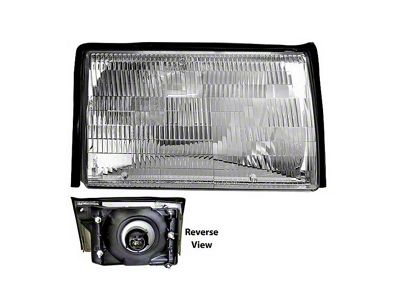 1987-1993 Mustang Economy-Style Headlamp Assembly, Right