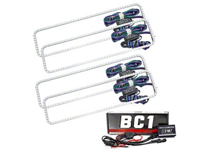 1987-1999 CK Series Pickup SMD ColorSHIFT BC1 Halo Kit for Dual Headlight 2274-335 by Oracle Lighting
