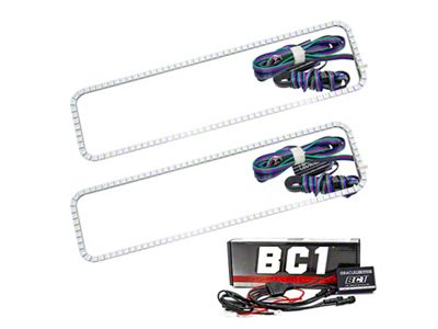1987-1999 CK Series Pickup SMD ColorSHIFT BC1 Halo Kit for Single Headlight 2273-335 by Oracle Lighting