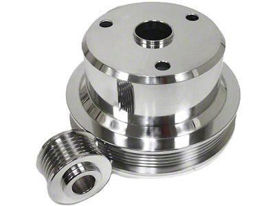 1988-1992 Camaro Serpentine Pulley Set, Polished Aluminum