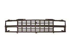 1988-1993 Chevy Truck Grille, Composite Or Dual Headlights-Black