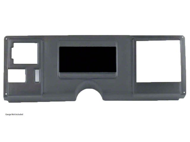 1988-1994 Chevy-GMC Truck Holley EFI Gauge 6.86 Molded ABS Instument Panel For Trucks Without AC, Classic Dash
