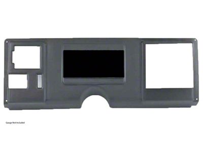 1988-1994 Chevy-GMC Truck Holley EFI Gauge 6.86 Molded ABS Instument Panel For Trucks Without AC, Classic Dash