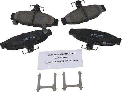 1988-1996 Corvette AC Delco Rear Brake Pads Dura Stop Ceramic Friction