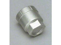 Lug Nut Cap Set, Plastic, Silver, Factory Style, 1988-1996