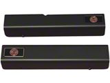 Door Sill Covers; Black (88-90 Corvette C4)