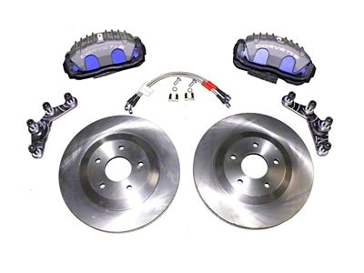 1988-1996 C4 Brake Upgrade Kit, C5 Front Rotors & Calipers