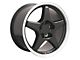 ZR1 Style Gloss Black Machined Wheel; 17x9.5 (88-96 Corvette C4)