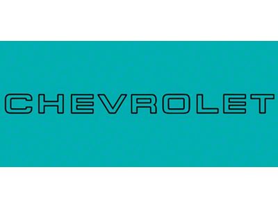 1988-1998 Chevrolet Stepside Tailgate Name Decal 3.5 Tall