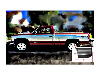 1988-1998 Chevy-GMC Truck Bedside Repair Panel, Lower Rear, Left, Shortbed