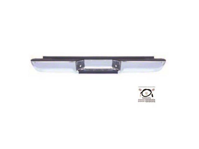 1988-1998 Chevy-GMC Truck Rear Bumper, Chrome Without Impact Strip, Fleetside