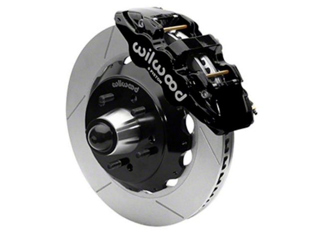 1988-1998 Chevy-GMC C1500 Wilwood AERO6 Front Brake Kit, 5 Lug-6 Piston Black Calipers, 14.25 Rotors-With ABS