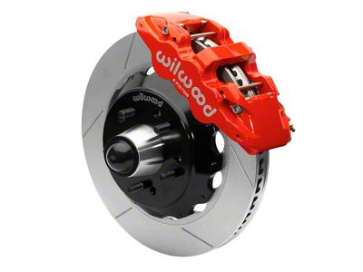 1988-1998 Chevy-GMC C1500 Wilwood AERO6 Front Brake Kit, 5 Lug-6 Piston Red Calipers, 14.25 Rotors-With ABS