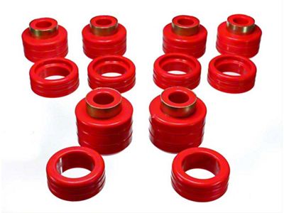 1988-2000 Chevy-GMC Truck Cab Mount Bushings, Red