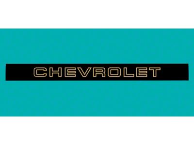 Chevy Tailgate Decal SSide Gold/Black 88-00