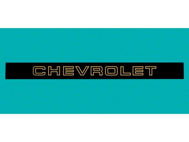 Chevy Tailgate Decal SSide Gold/Black 88-00