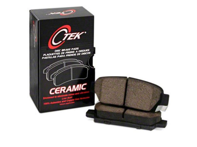 1988-2002 Centric 103.03700 - C-TEK Standard Ceramic Brake Pads with Shims, Two Wheel Set See Fitment Below
