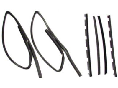 1988-2002 Chevrolet/GMC Door Weatherstrip Seal Kit 6 piece