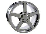 CV06A Chrome Wheel; 18x9.5 (88-96 Corvette C4)