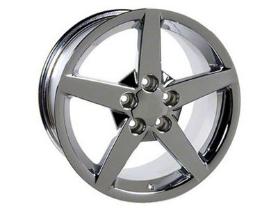 CV06A Chrome Wheel; 18x9.5 (88-96 Corvette C4)