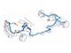 1988-89 Chevy-GMC Truck 2WD 3/4-Ton Std. Cab Shortbed Power Disc Complete Brake Line Set 11pc, Stainless