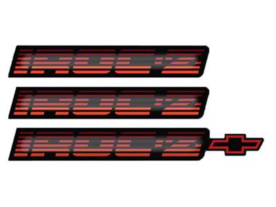 IROC-Z-Bowtie Rocker/Rear Bumper Domed Decal Emblem Kit