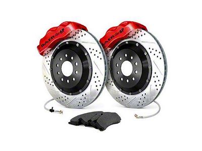 1988-98 GM C/K Series Truck-SUV Baer Brakes 14 Front Pro+ Brake System With Red Calipers, Non ABS