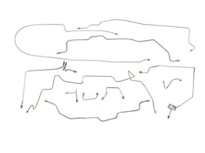 1988 Chevy-GMC Truck 4WD 3/4-Ton Std. Cab Longbed Power Disc Complete Brake Line Set 11pc, OE Steel